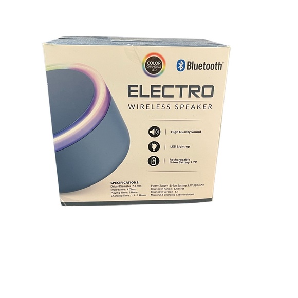 Bass Jaxx Electro wireless speaker NIB - Picture 2 of 5